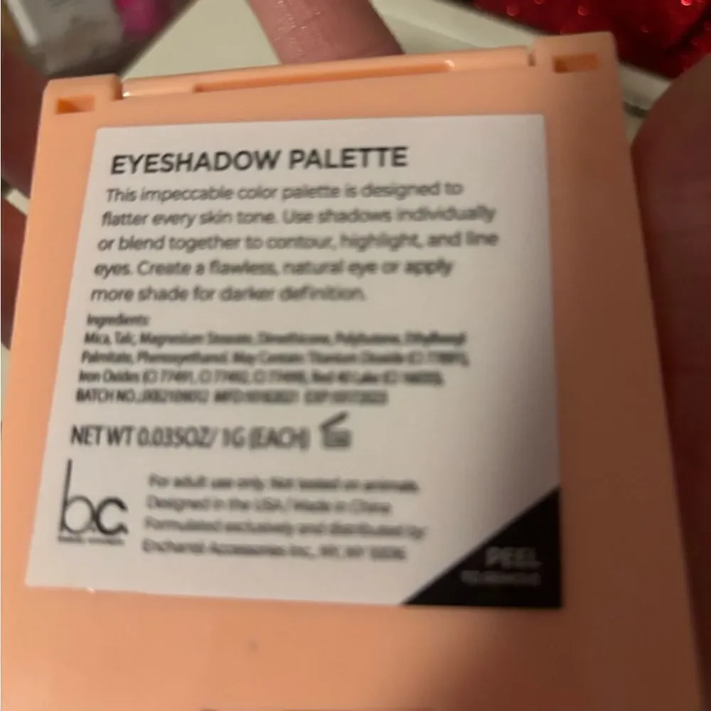 BC Eyeshadow Pallet Spread Love